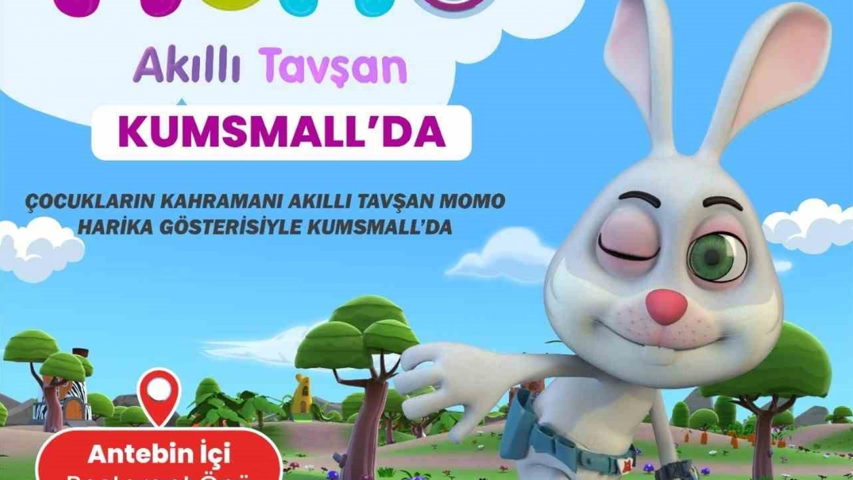 KumsMall AVM'ye Akıllı tavşan Momo geliyor