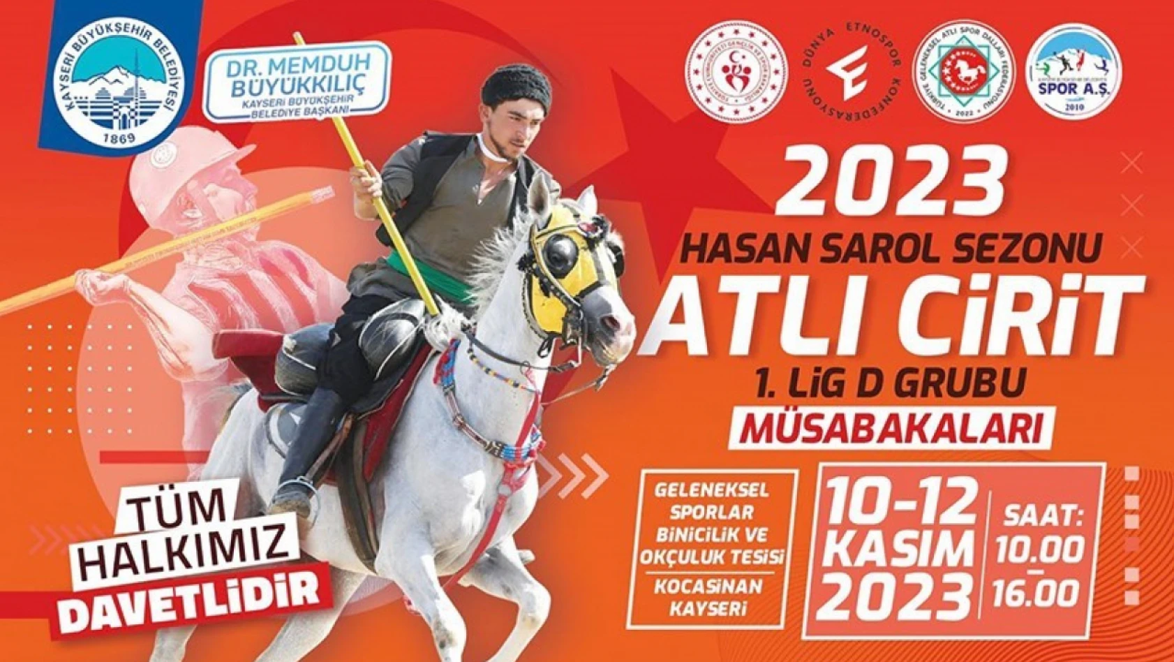 Atlı cirit müsabakaları Kayseri'de yapılacak