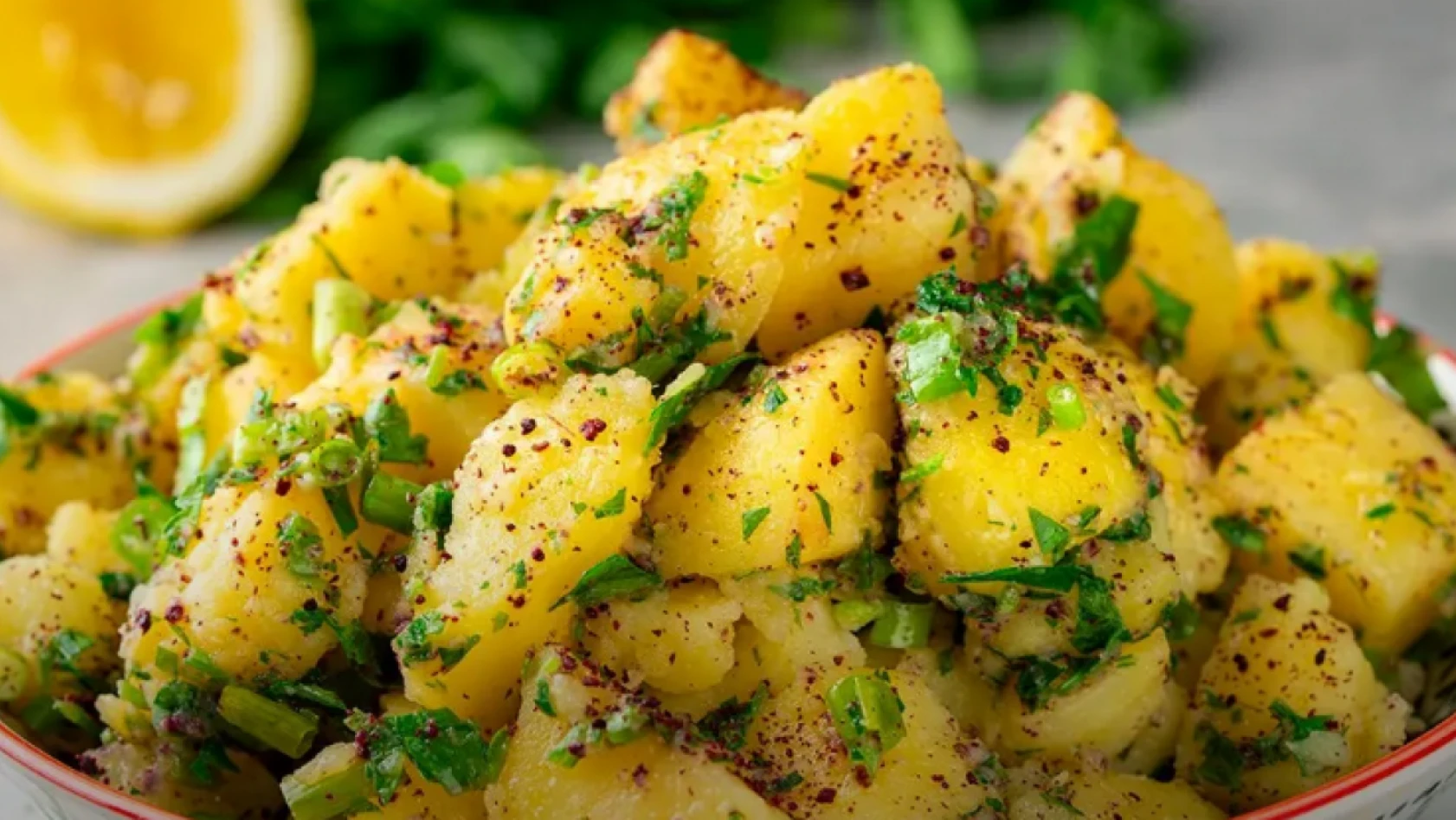 Az Malzemeli Patates Salatası – Türk Mutfağı