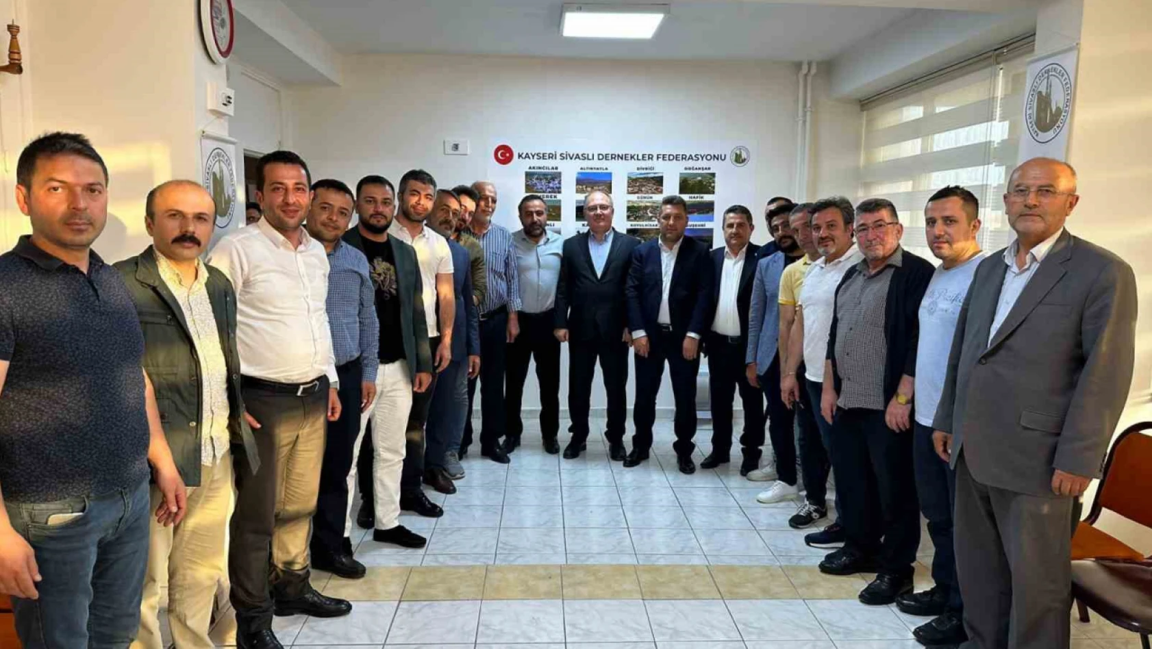 Başkan Bilgin'den Kayseri Sivaslılar Derneği'ne Hayırlı Olsun Ziyareti