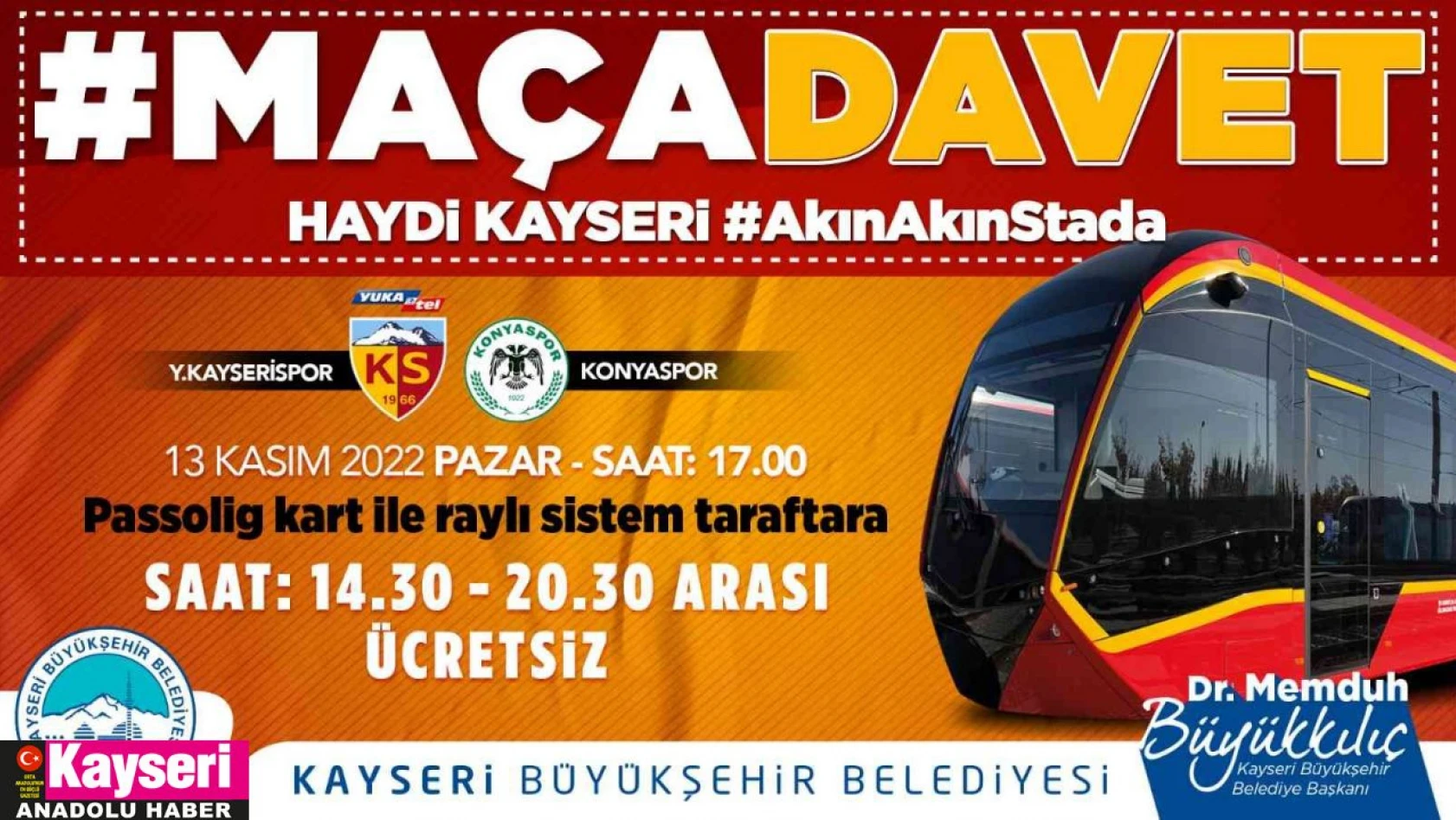 Büyükkılıç'tan Kayserispor'a destek çağrısı