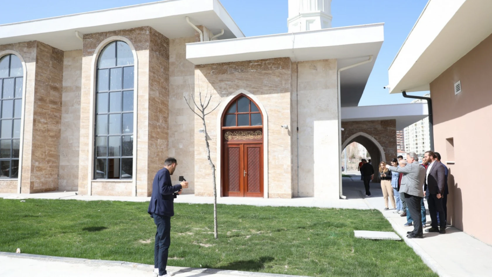 Başkan Palancıoğlu Camii İnşaatını Yerinde İnceledi