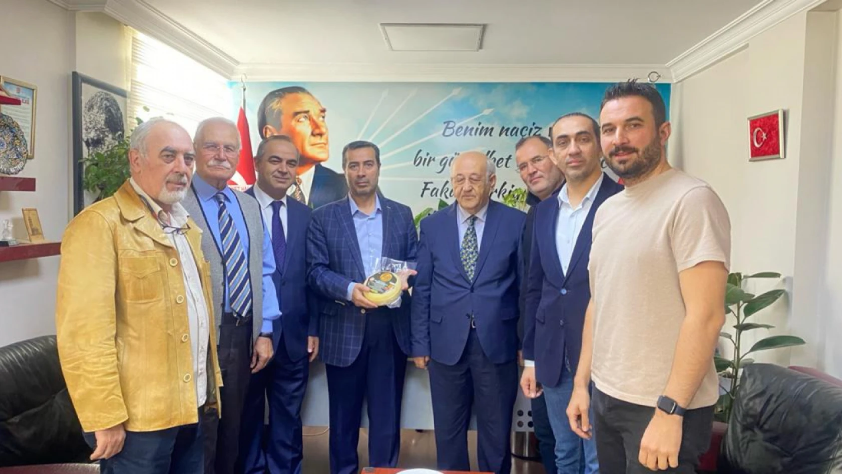 Birleşik Kafkasya Derneği'nden CHP Kayseri'ye ziyaret