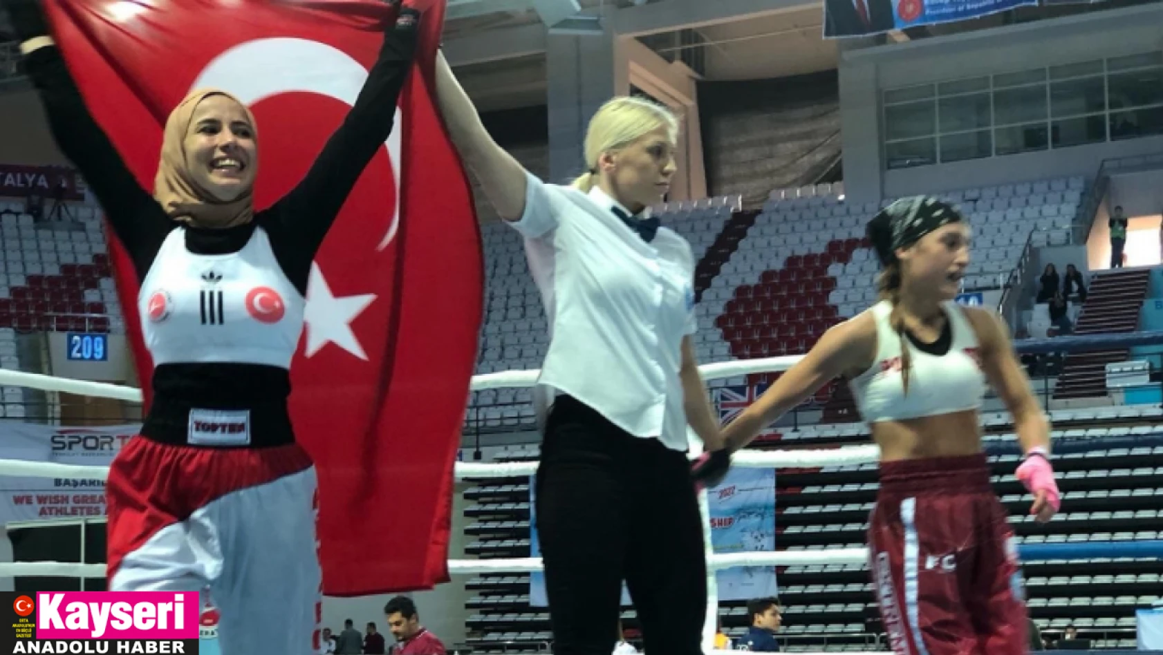 Büyükkılıç'tan Avrupa Şampiyonu Hançer'e tebrik