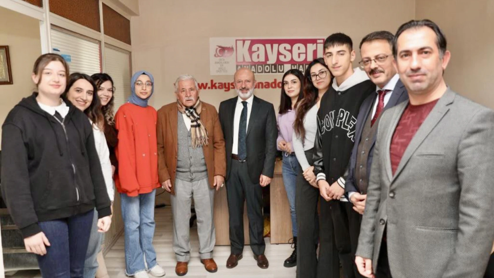 Çolakbayrakdar'dan Kayseri Anadolu Haber'e Ziyaret