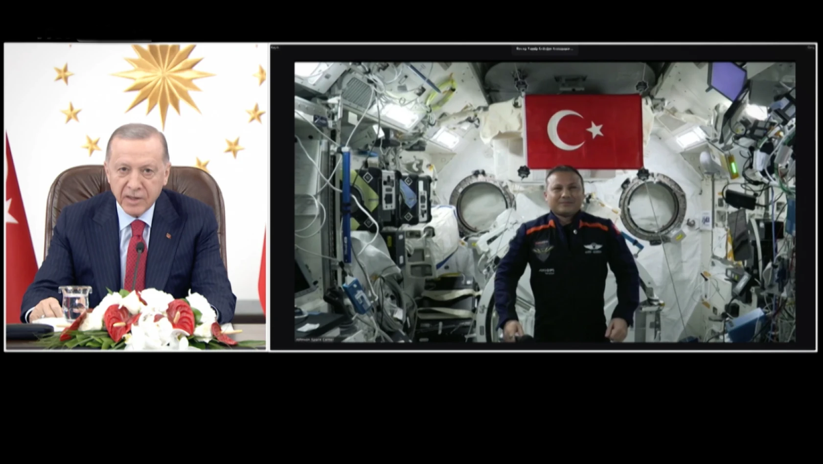 Cumhurbaşkanı Erdoğan, Astronot Gezeravcı'ya 'İlk Astronotumuz oldun ama son olmayacaksın!'