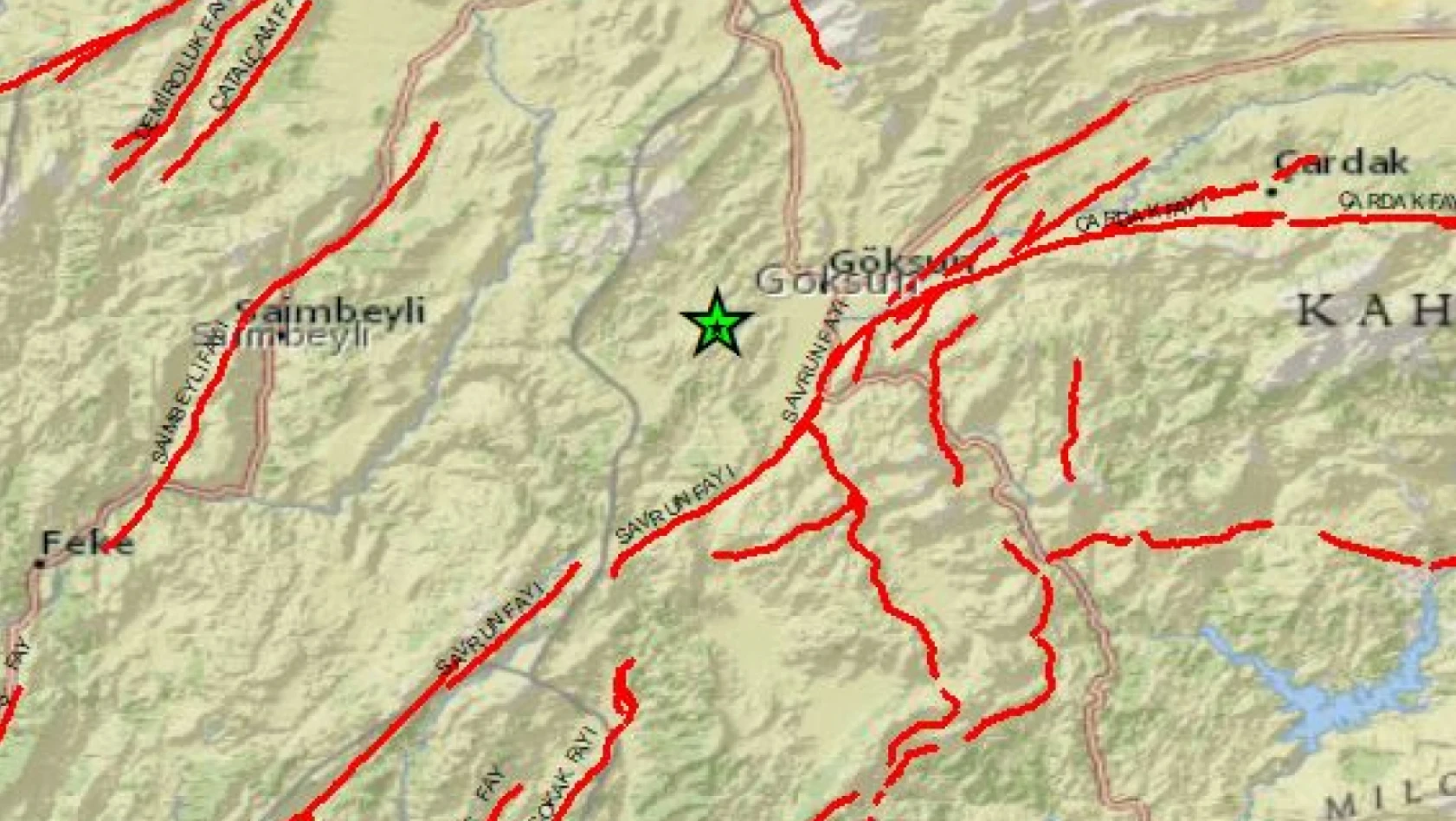 Deprem Kayseri'den de hissedildi - Göksun'da deprem oldu