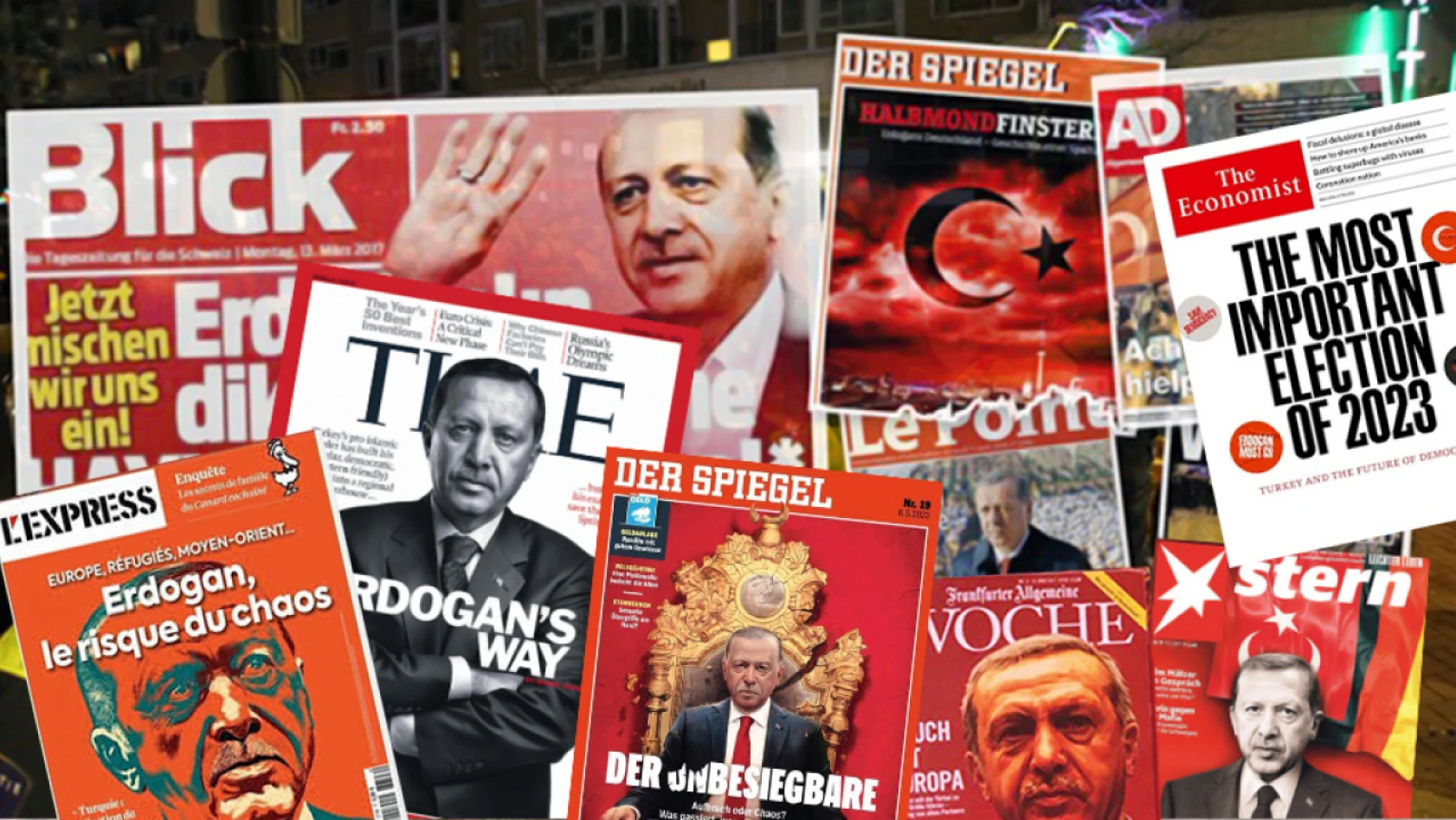 Erdoğan'a dış basından atılan manşetler...