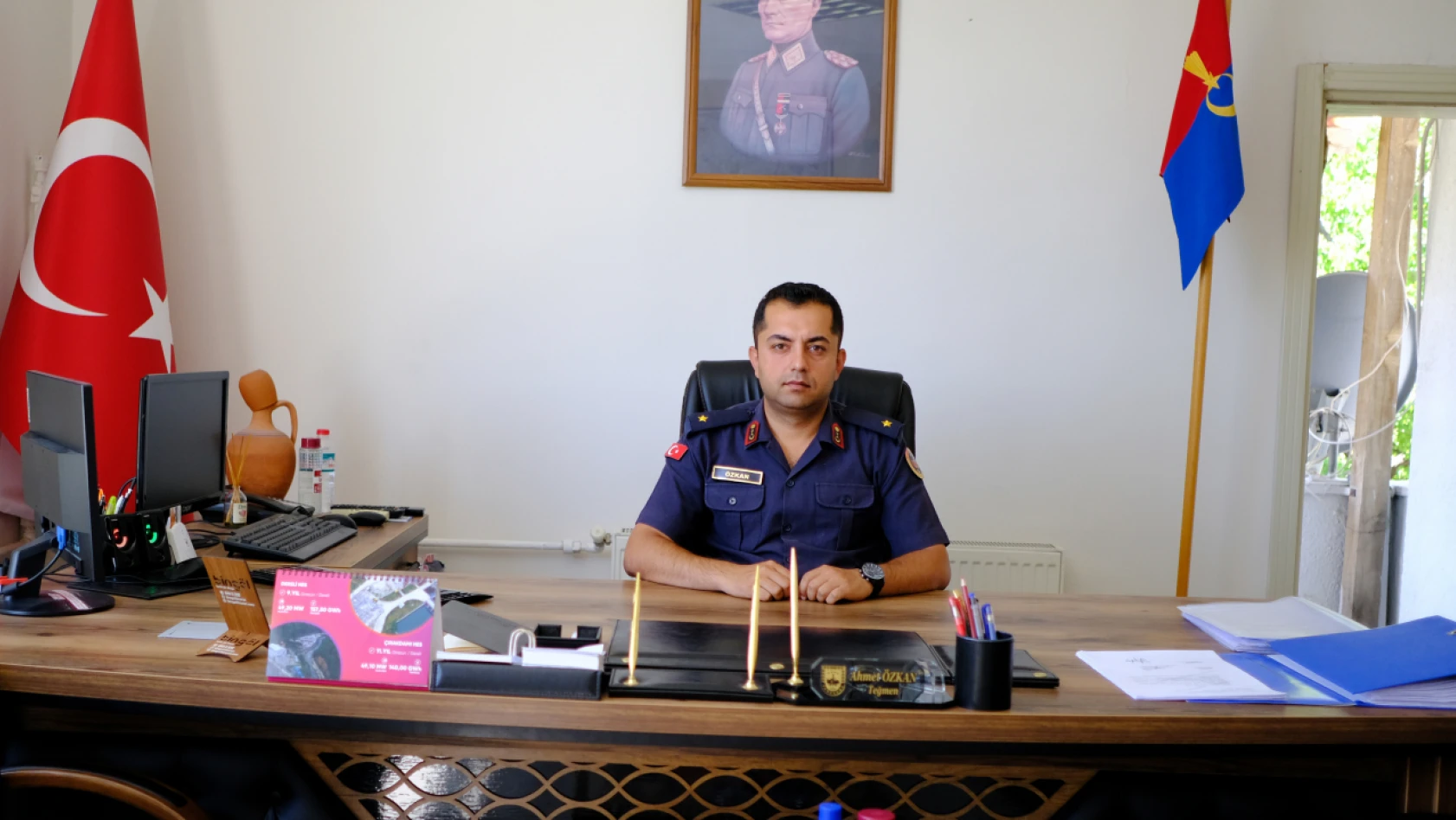 İlçe Jandarma Komutanı Yahyalı'da göreve başladı