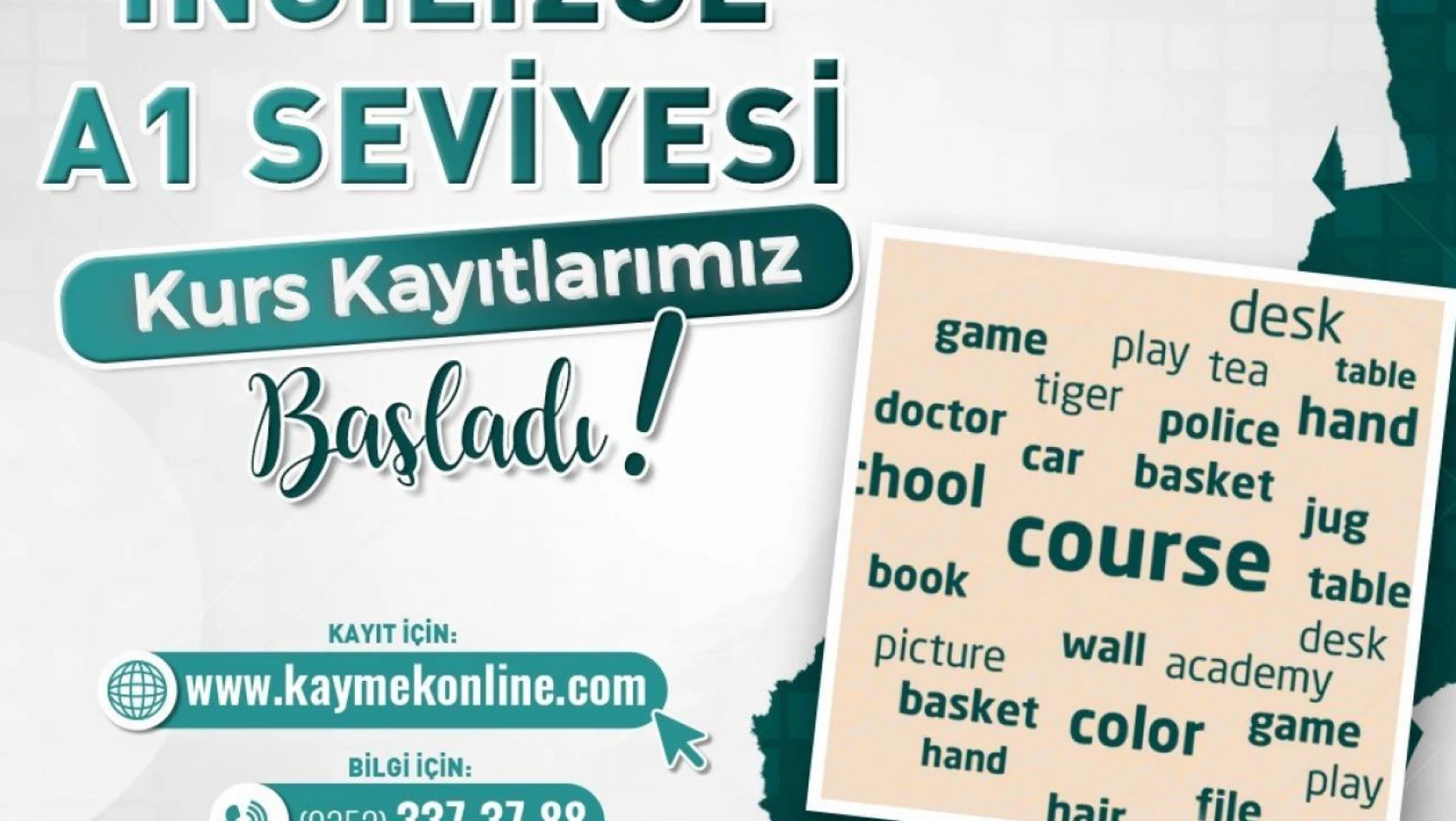 Kayseri'de Yeni Dil Kursları: İngilizce ve Arapça Kayıtları Açıldı