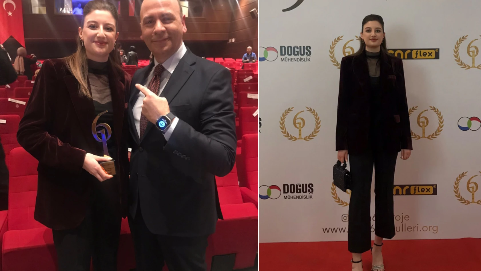 Kayseri Anadolu Haber Muhabirine Altın 61 ödülü!