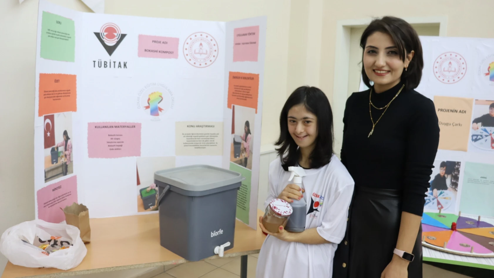 Kayseri'de bir öğretmen, öğrencisiyle yeni proje geliştirdi
