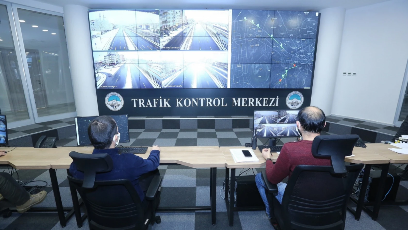Kayseri'de, Trafik Kontrol Merkezi Projesi - Anında Müdahele İmkanı Sağlıyor!