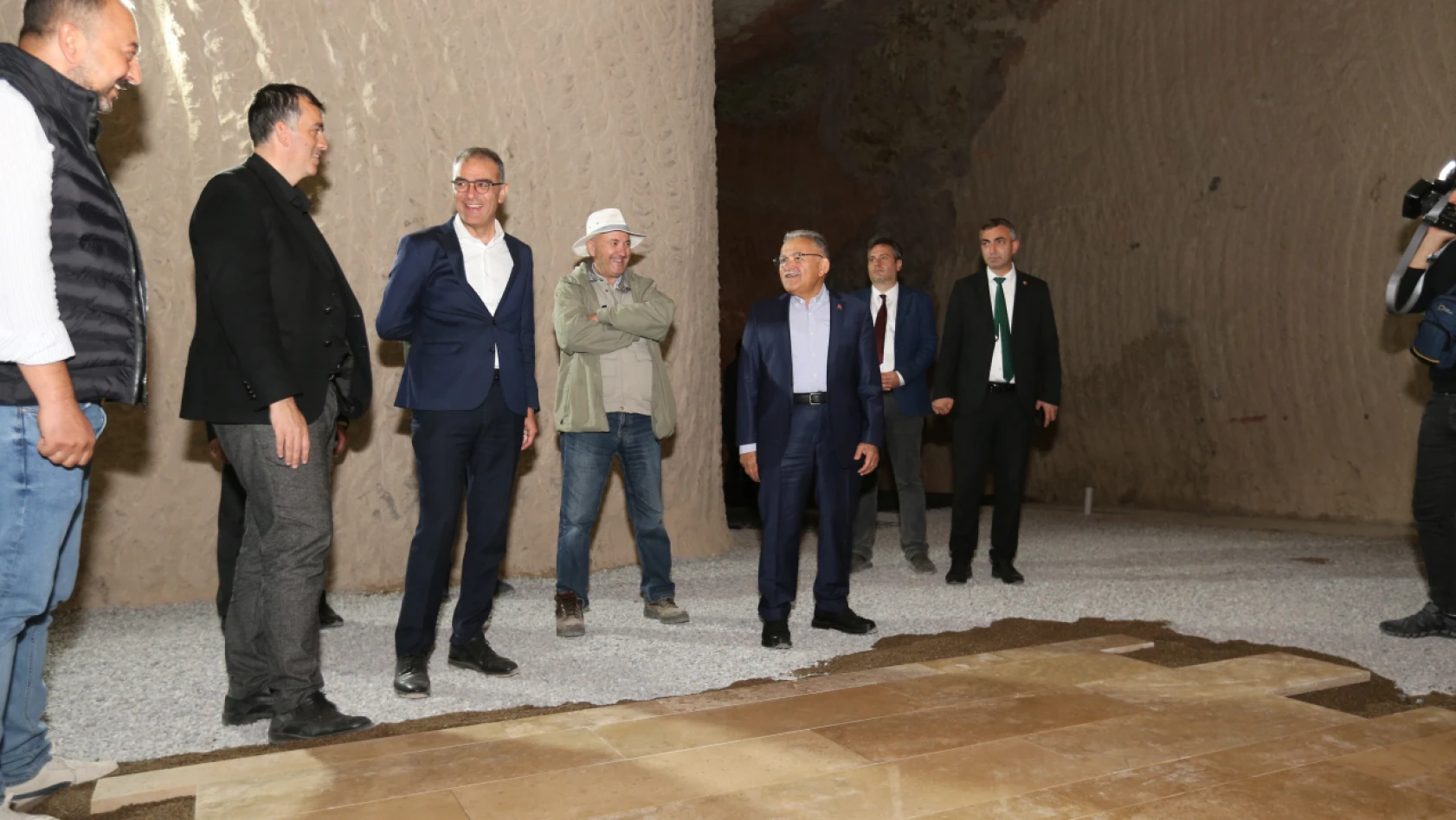 Kayseri'de Türkiye'nin en büyük kayadan oyma müzesi yükseliyor
