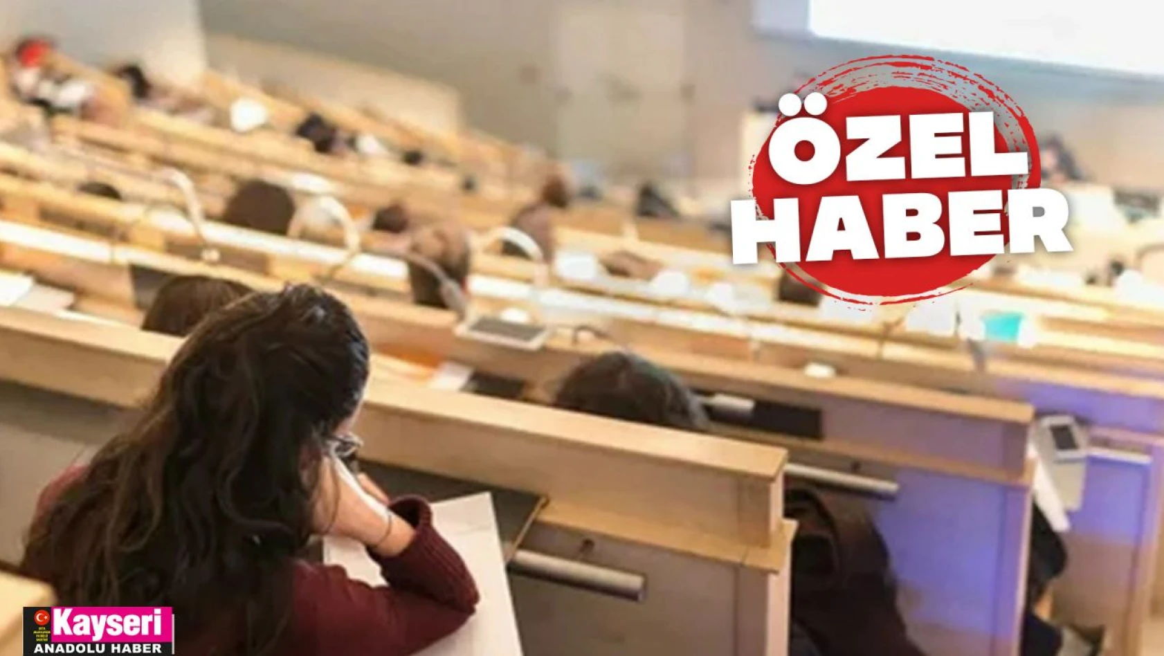 Kayseri'deki 4 üniversitede eğitim yüz yüze olacak mı?