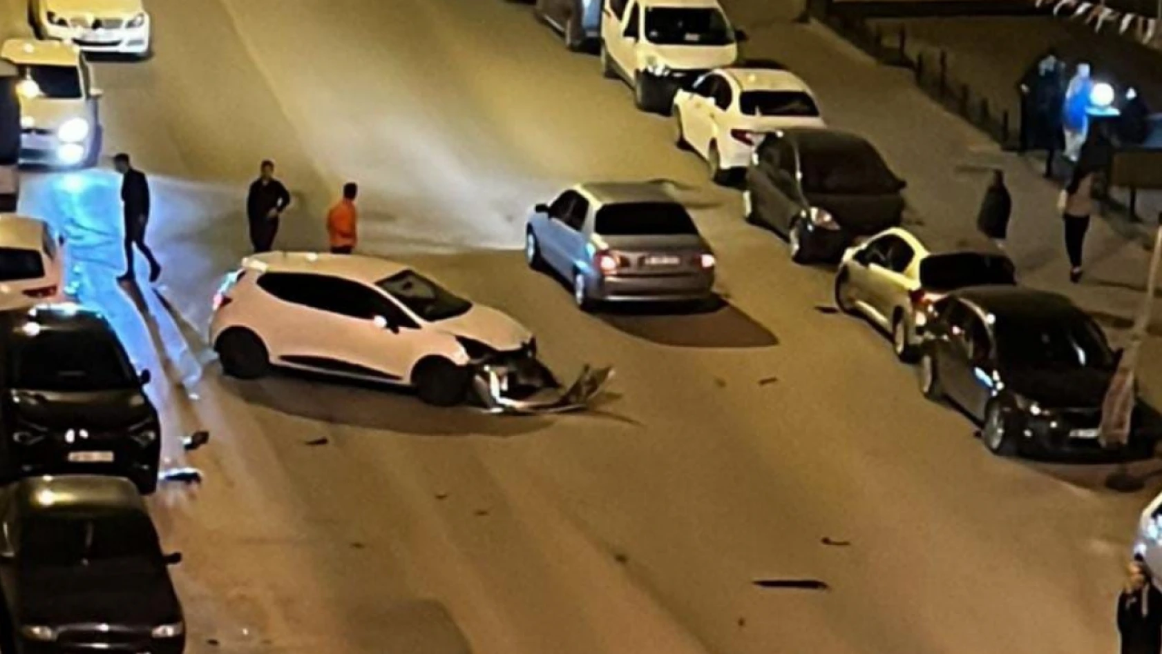Kayseri'deki korkunç kaza kameralara yansıdı