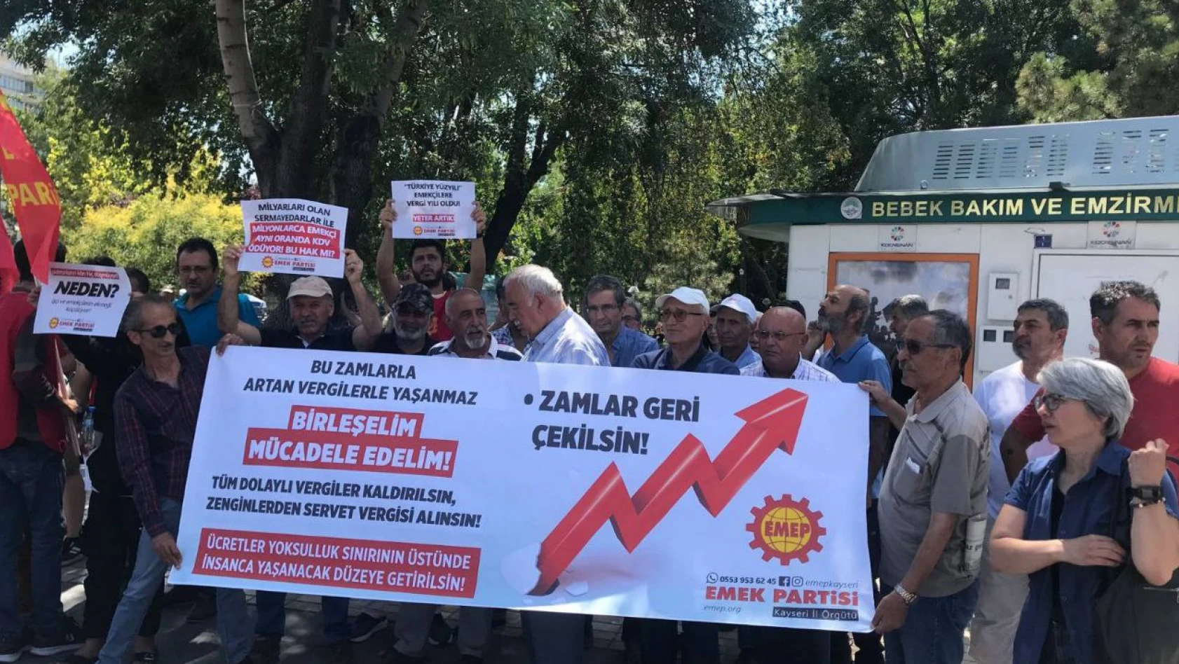 Kayseri'den Seslendiler: Zamlar geri alınsın