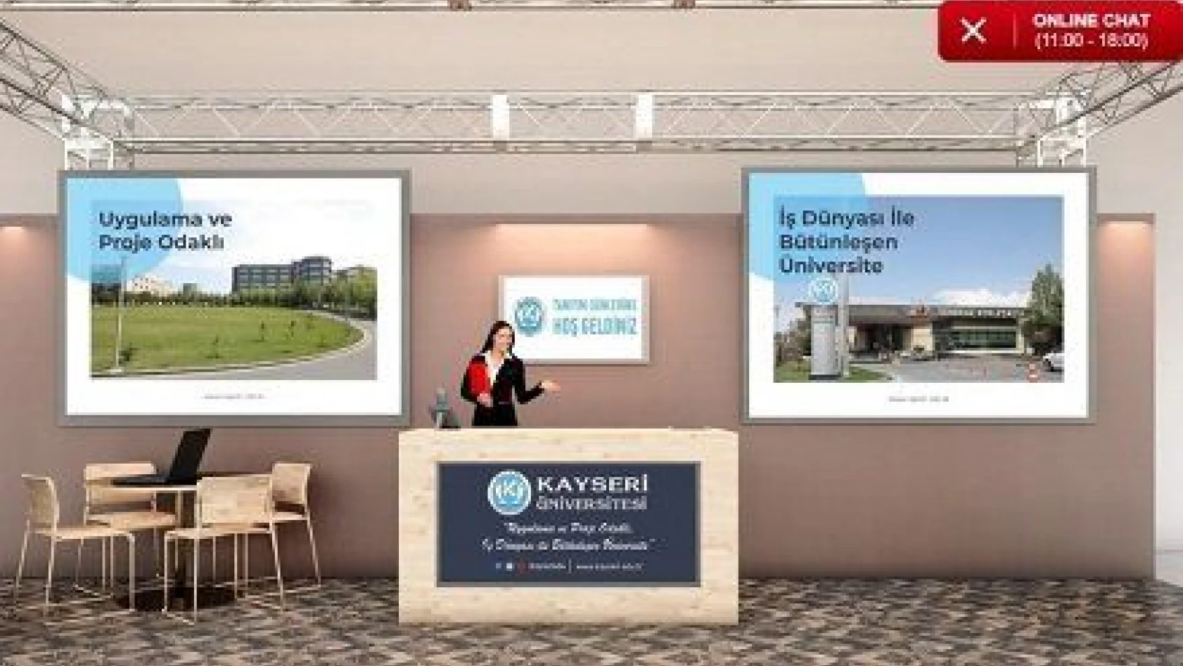 Kayseri Üniversitesi, Online Üniversite tercih fuarına katıldı