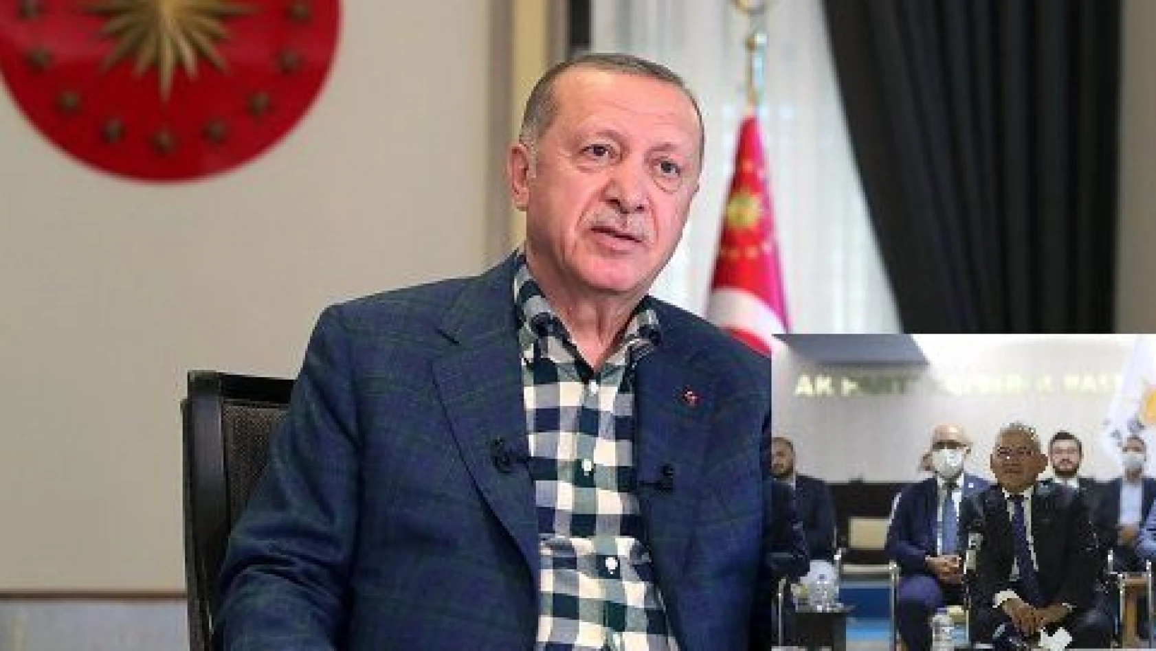 Cumhurbaşkanı Erdoğan'dan Memduh Büyükkılıç'a teşekkür 