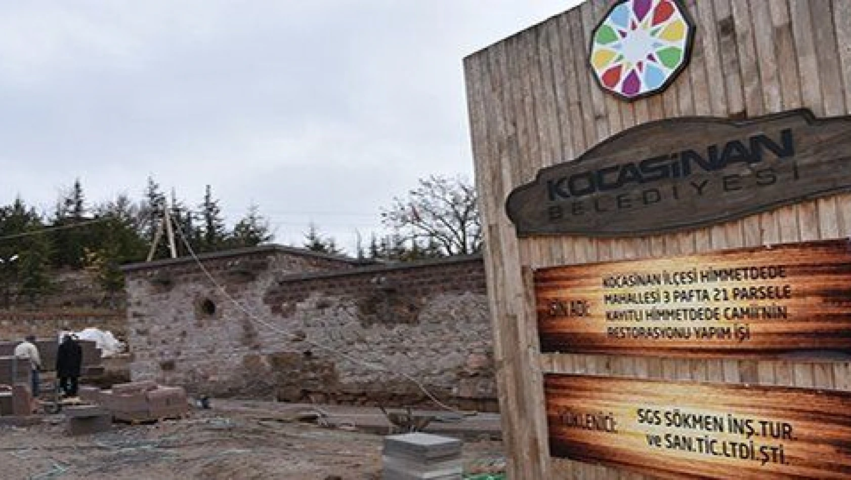 Kocasinan Belediyesi, 8 asırlık camiyi restore ediyor 