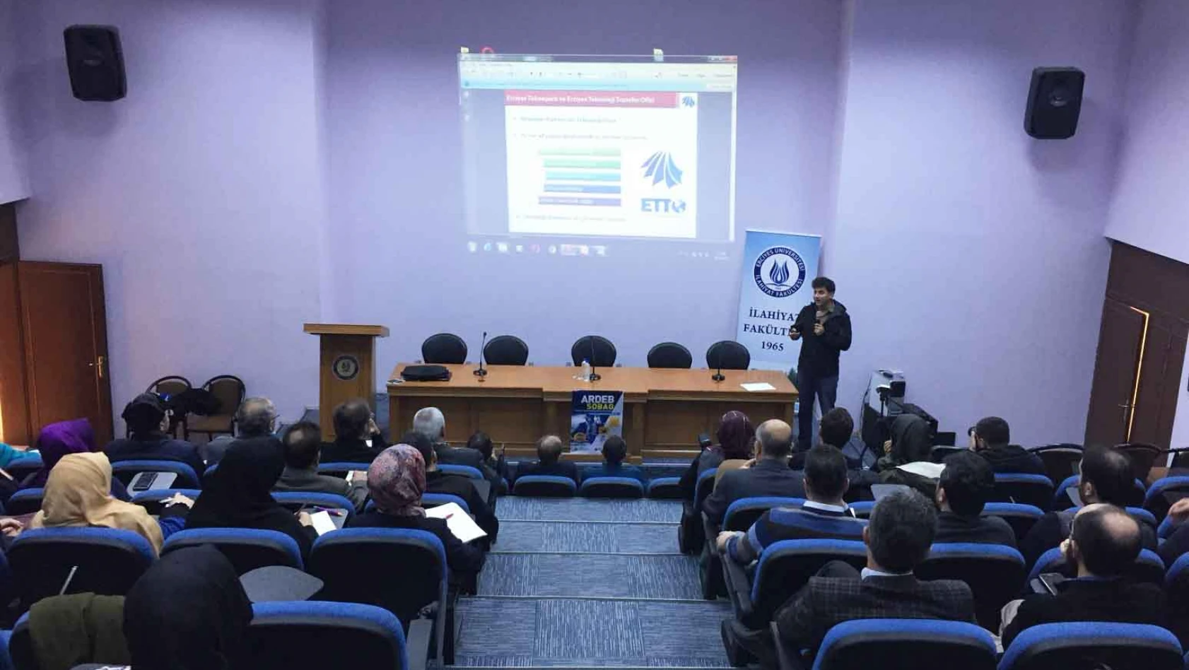 Erciyes TTO'dan İlahiyat Fakültesi akademisyenlerine Tübitak eğitimi 