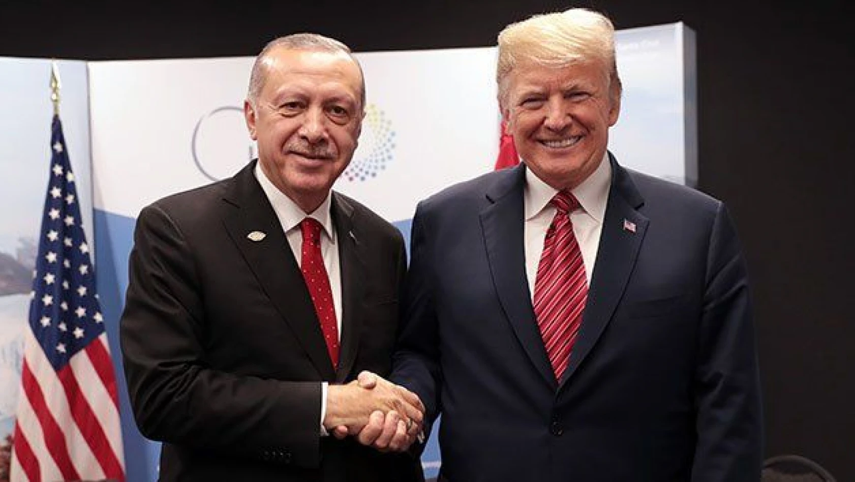 Cumhurbaşkanı Erdoğan, ABD Başkanı Trump'la bir araya geldi