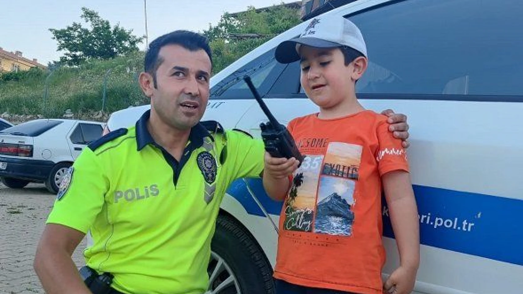 Minik Serdar Utku'nun polislik hayali gerçek oldu