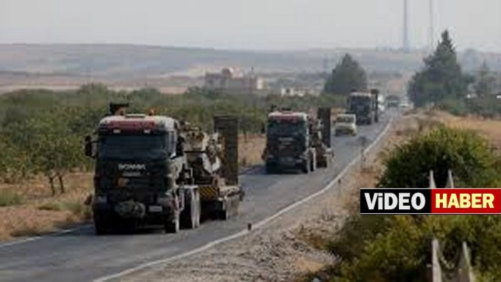Suriye sınırına askeri sevkiyat