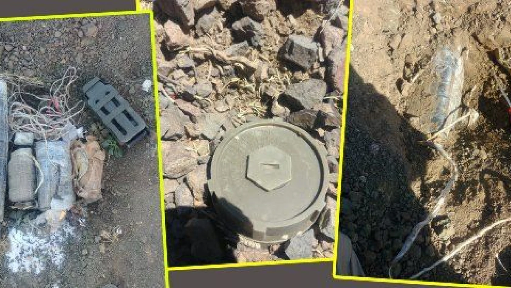 PKK'ya ait EYP düzeneği ve antipersonel mayını ele geçirildi