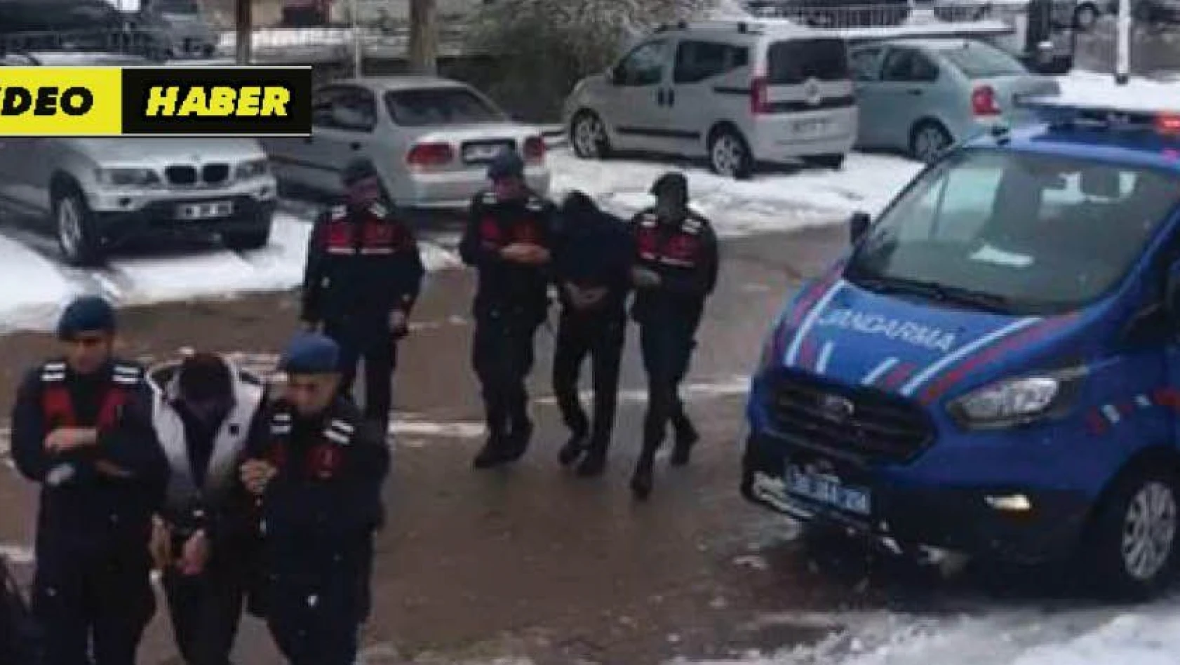 Kayseri'de hırsızlık yaptıkları belirlenen 2 zanlı tutuklandı