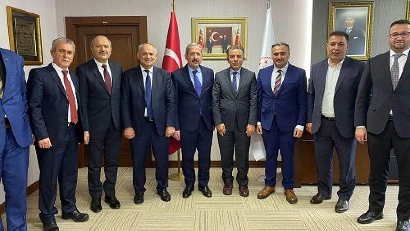 Belediye başkanlarından Yılmaz ve Gürcan'a ziyaret
