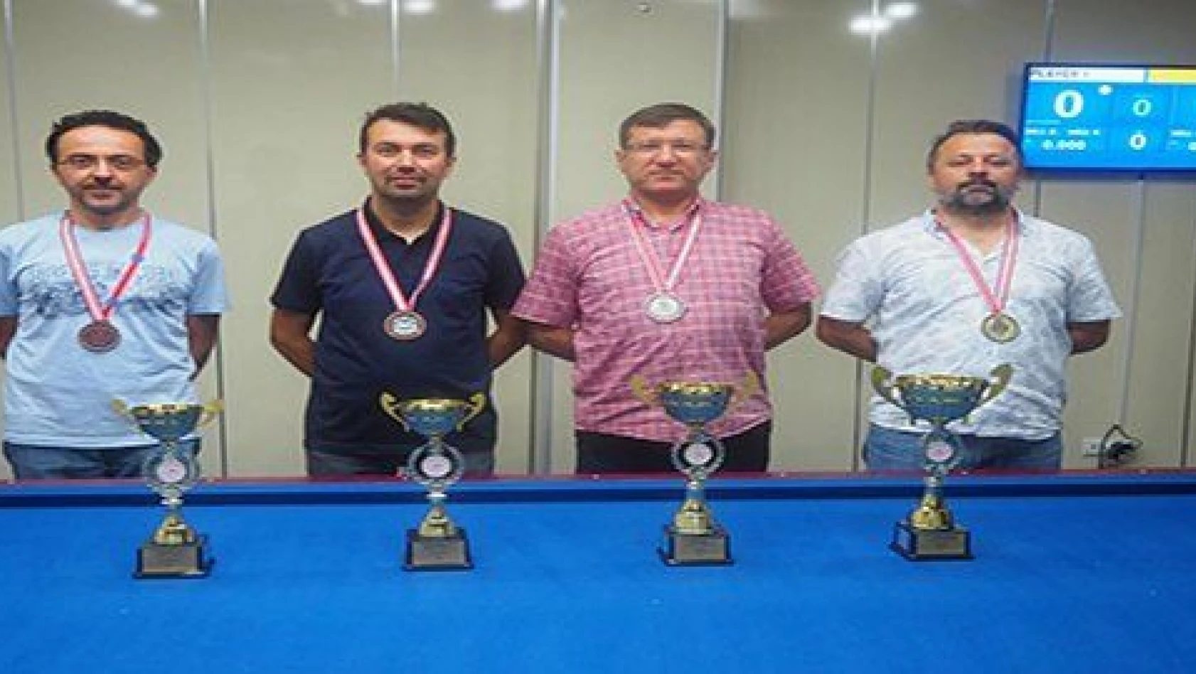 Handikaplı Erciyes 3 Bant Bilardo Turnuvası Tamamlandı 