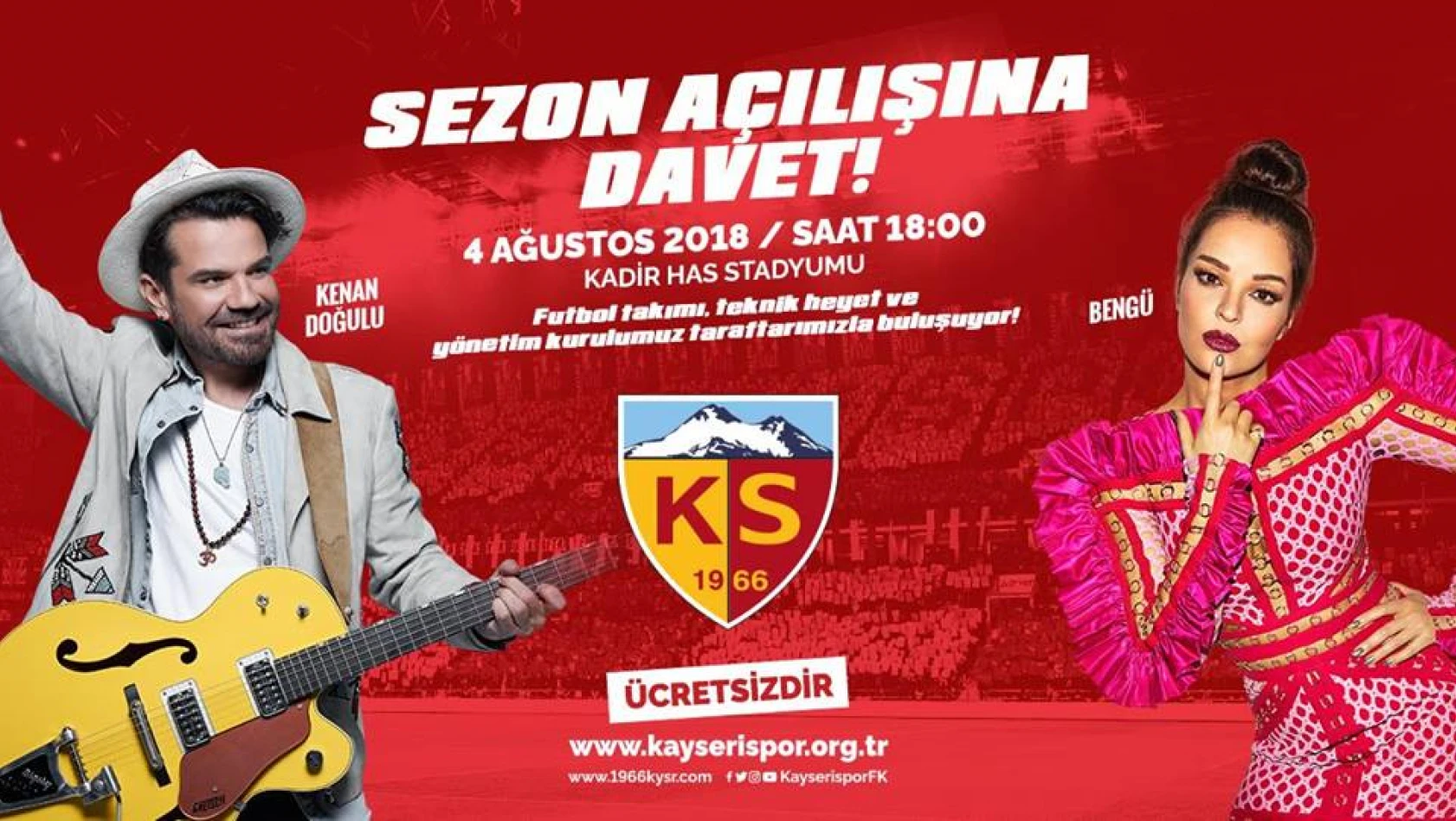 Kayserispor'da sezon açılışı bugün 