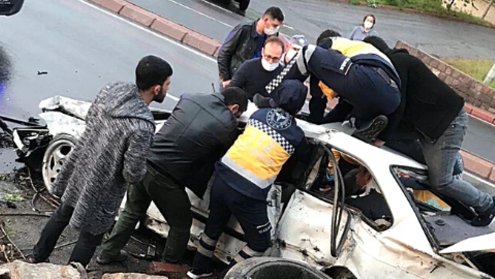 Kayseri'de trafik kazası: 1 ölü 2 yaralı