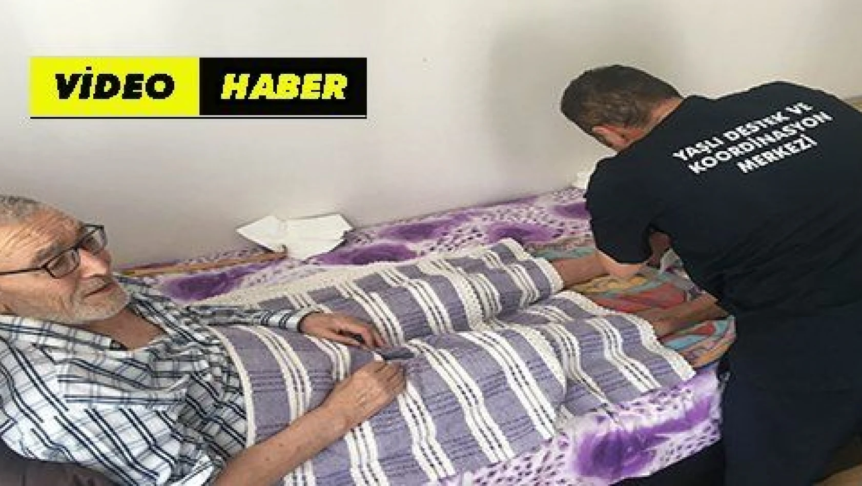 Kayseri'de yaşlılar bakımsız ve yalnız kalmıyor