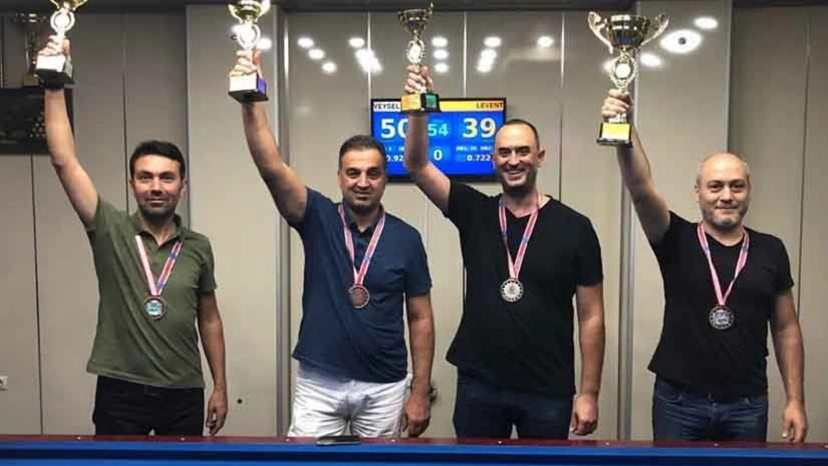 30 Ağustos Zafer Bayramı Bilardo Kupası Sona Erdi