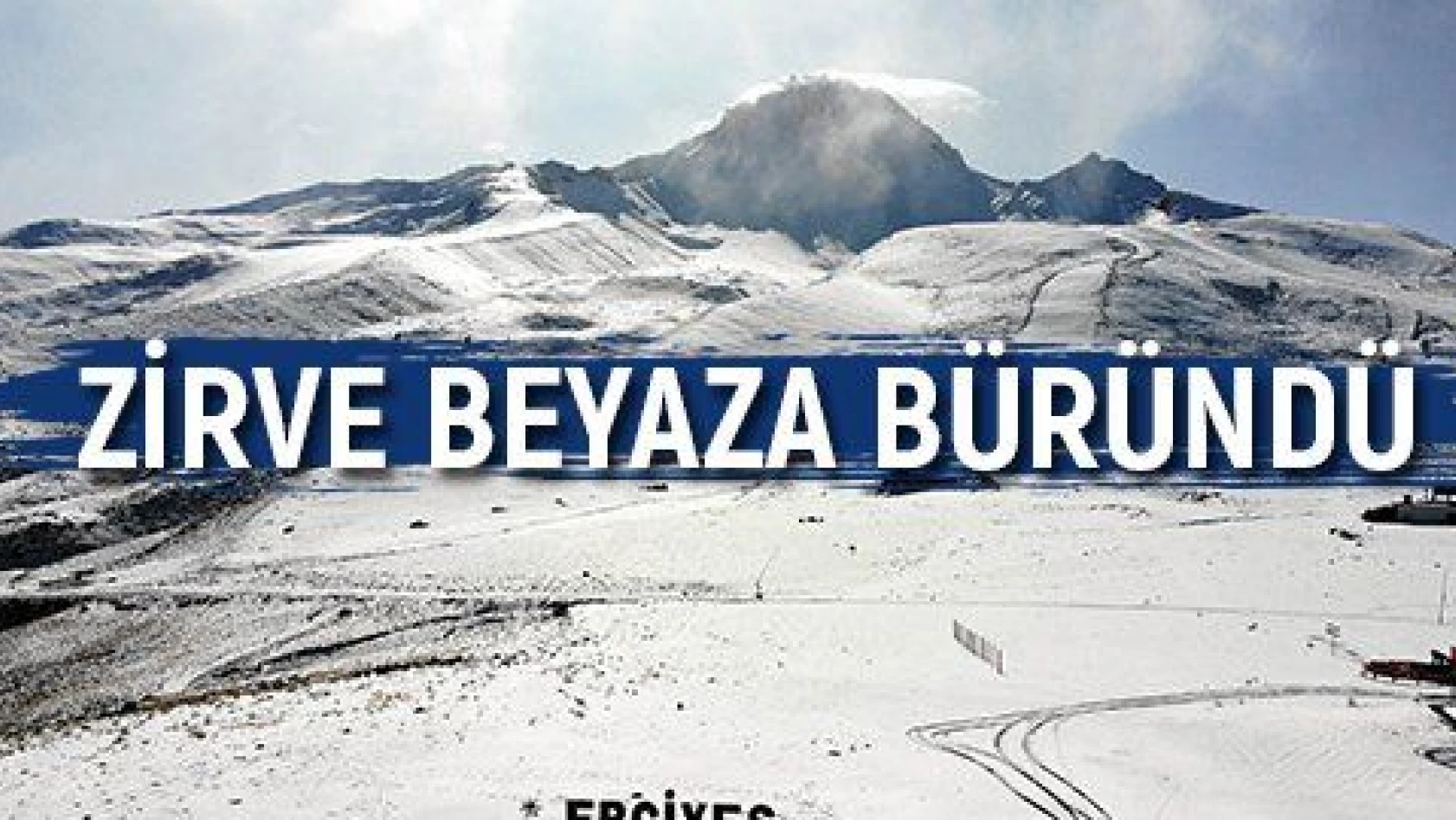 Erciyes'te kar kalınlığı 15 santime ulaştı