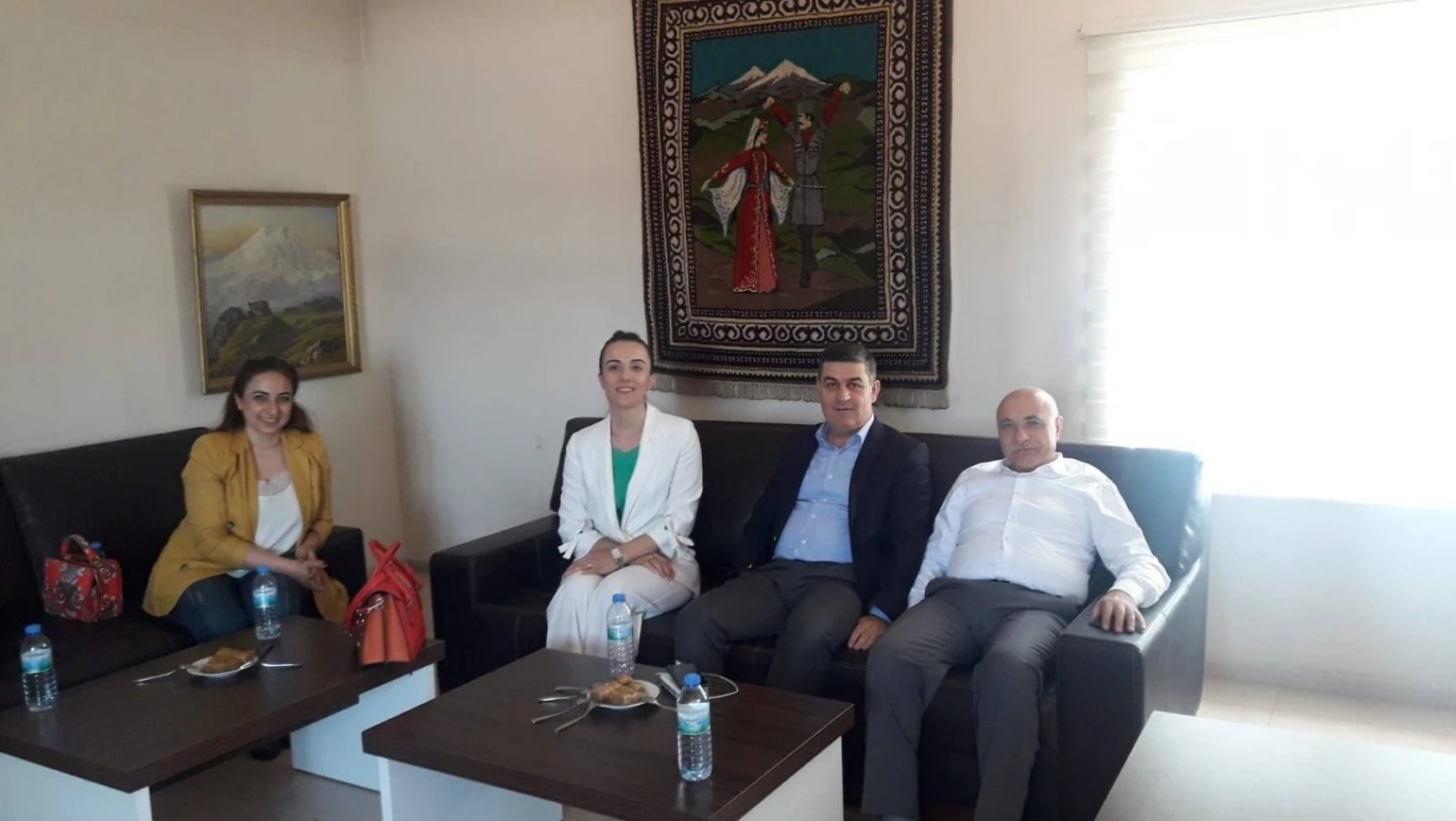 İsmail Tamer ve Hülya Nergis Atçı'dan yeni yönetime ziyaret