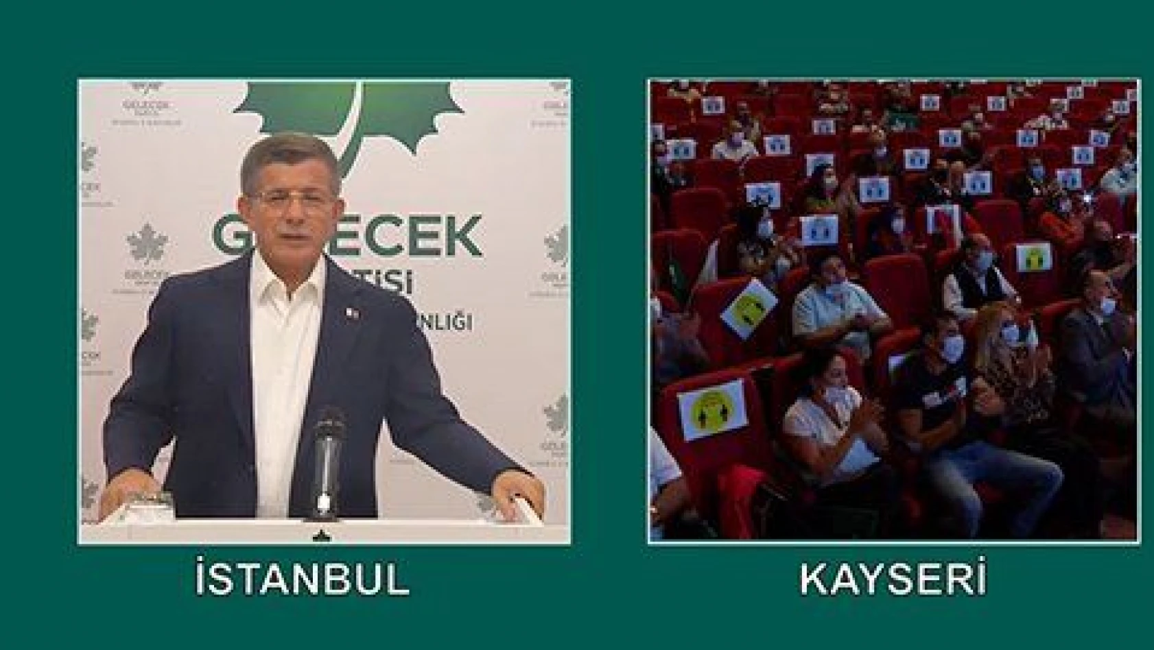 Davutoğlu, Gelecek Partisi İl Kongresi'nde konuştu