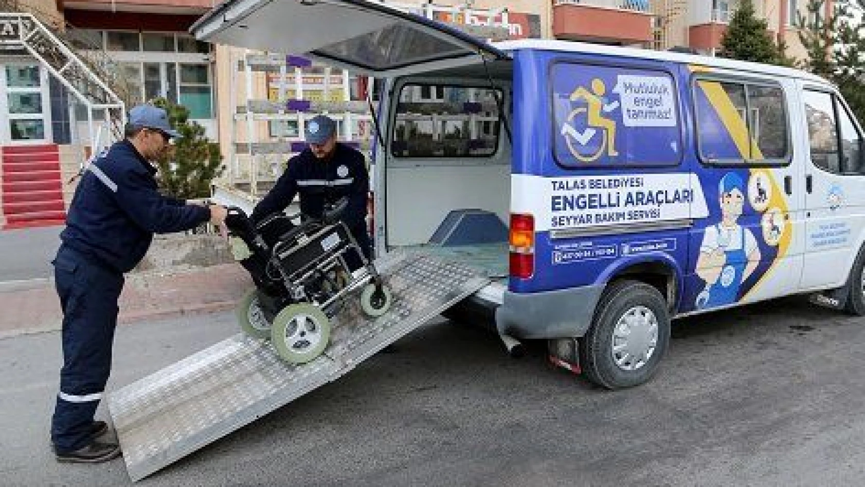 Talas Belediyesi engelli vatandaşlarını unutmadı
