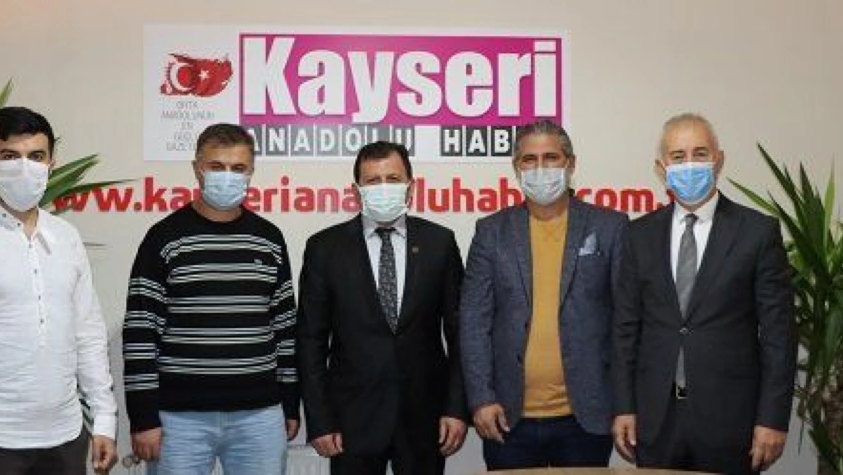 Kabakçı ve Soykarcı'dan Anadolu Haber'e ziyaret