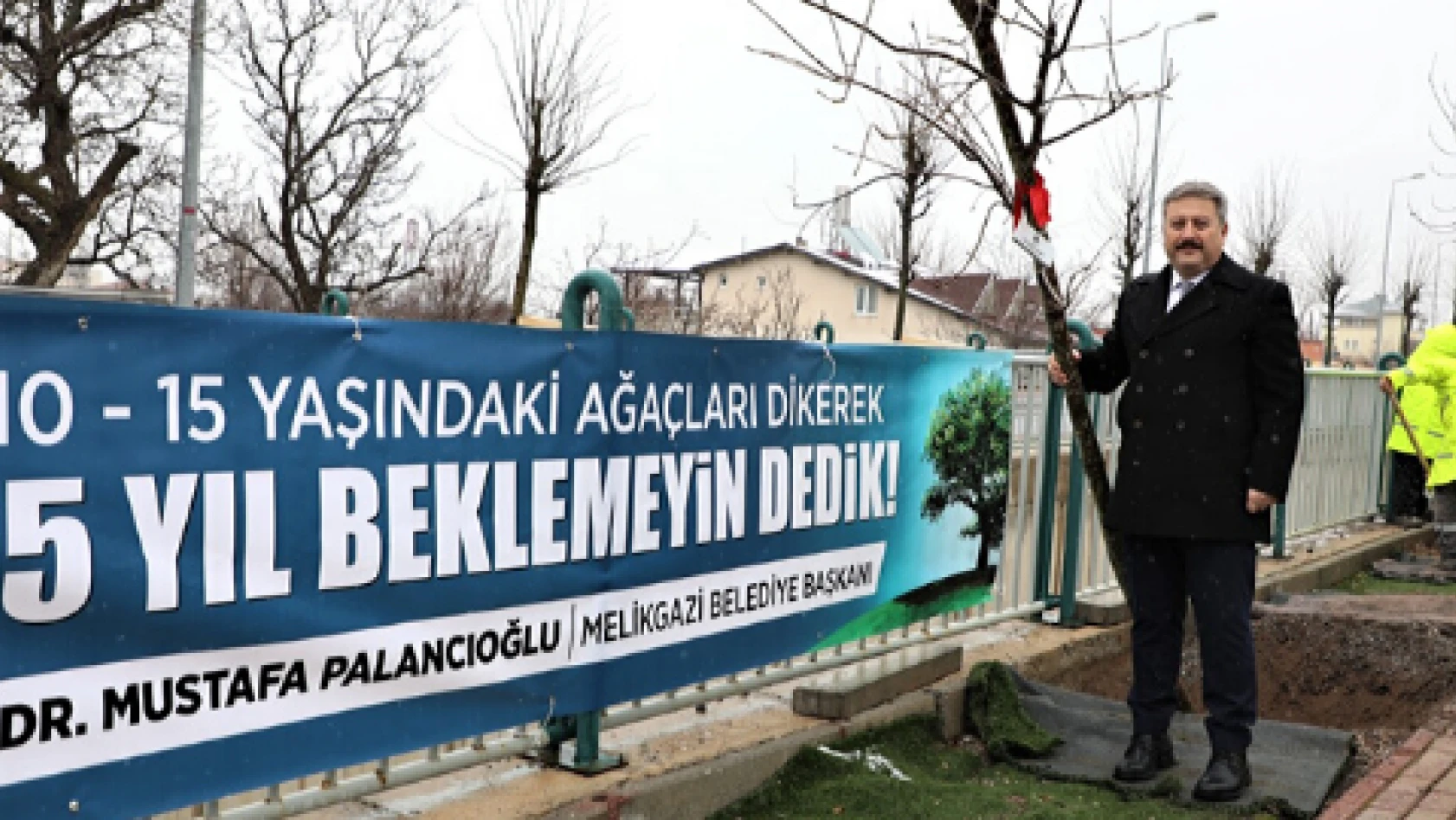 Melikgazi Belediyesi gazeteciler için ağaç dikimi yapacak 