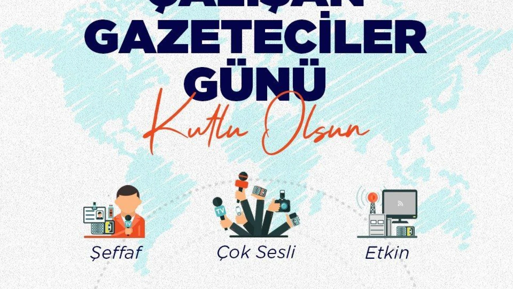Palancıoğlu 10 Ocak Çalışan Gazeteciler Günü'nü kutladı