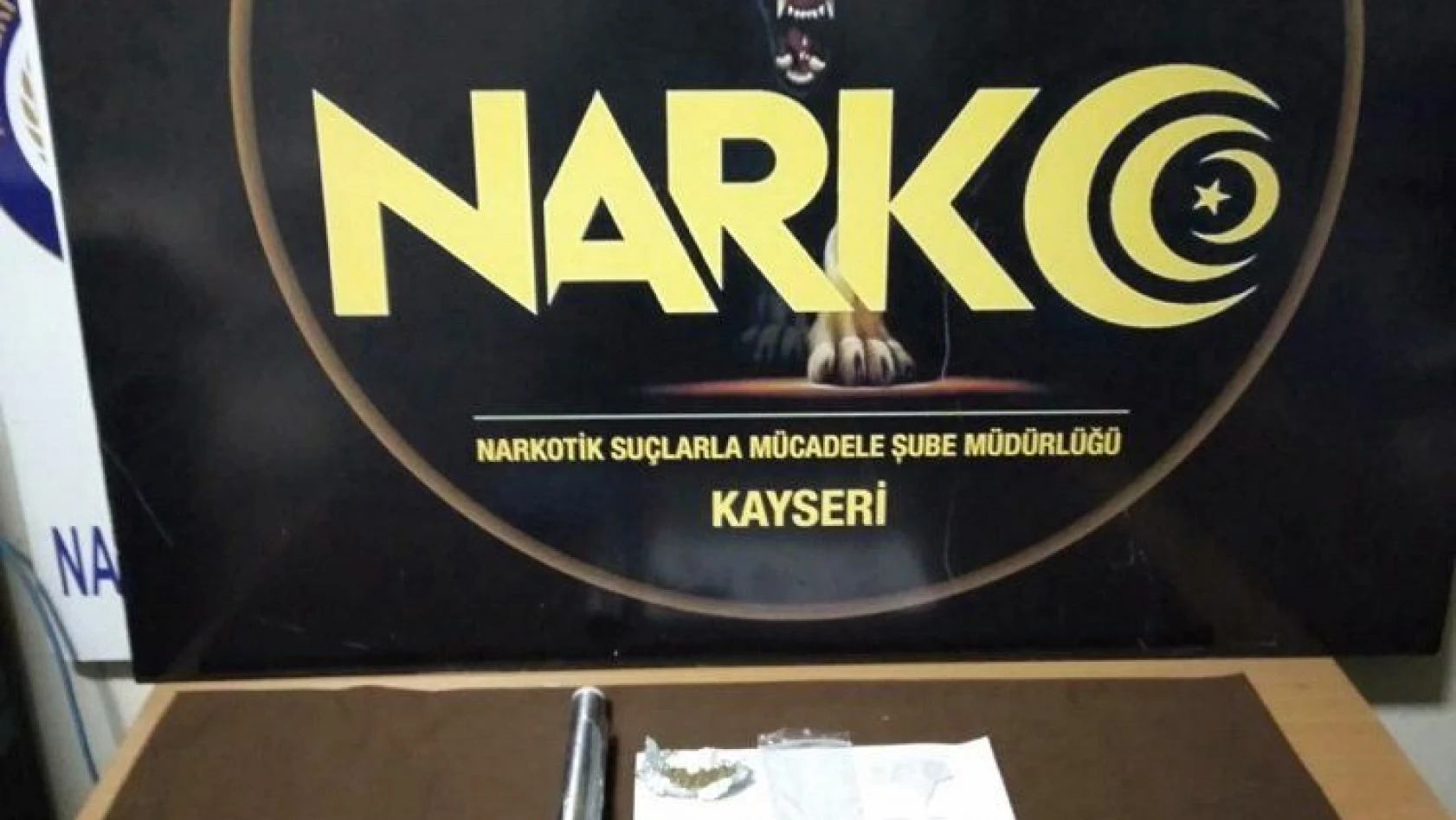 Kayseri'de uyuşturucu operasyonu: 2 gözalt