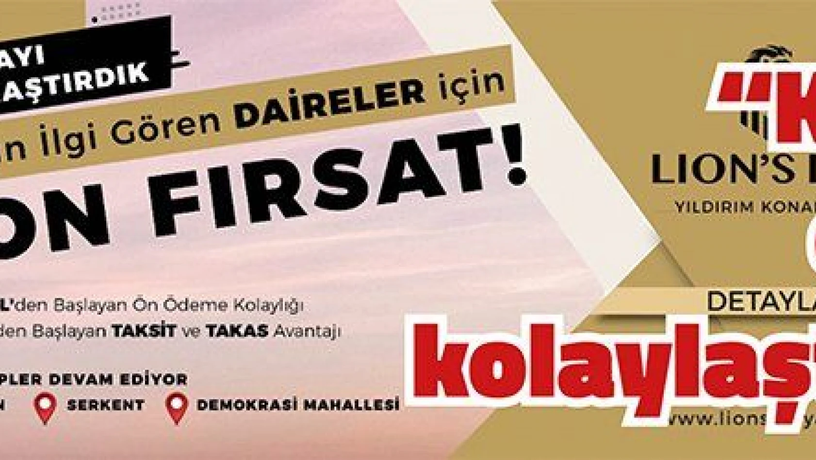  'Kayseri'de ev almayı kolaylaştırıyoruz' kampanyasına yoğun ilgi