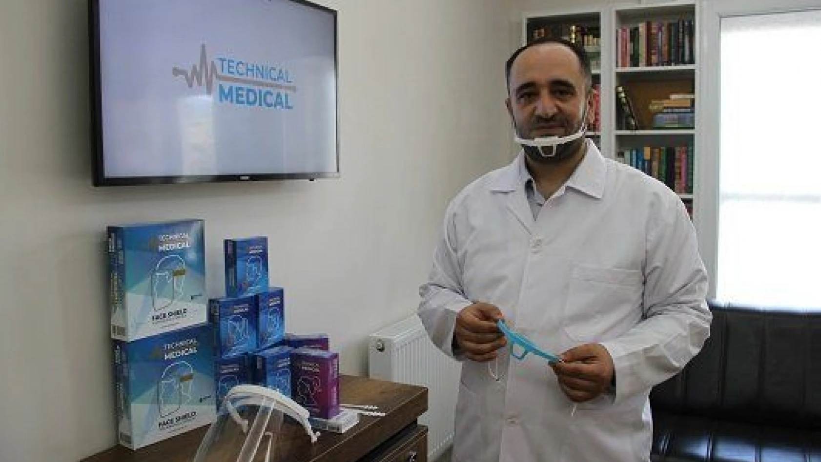 Kayseri'de plastik firmasından ağız siperliği ihracatı