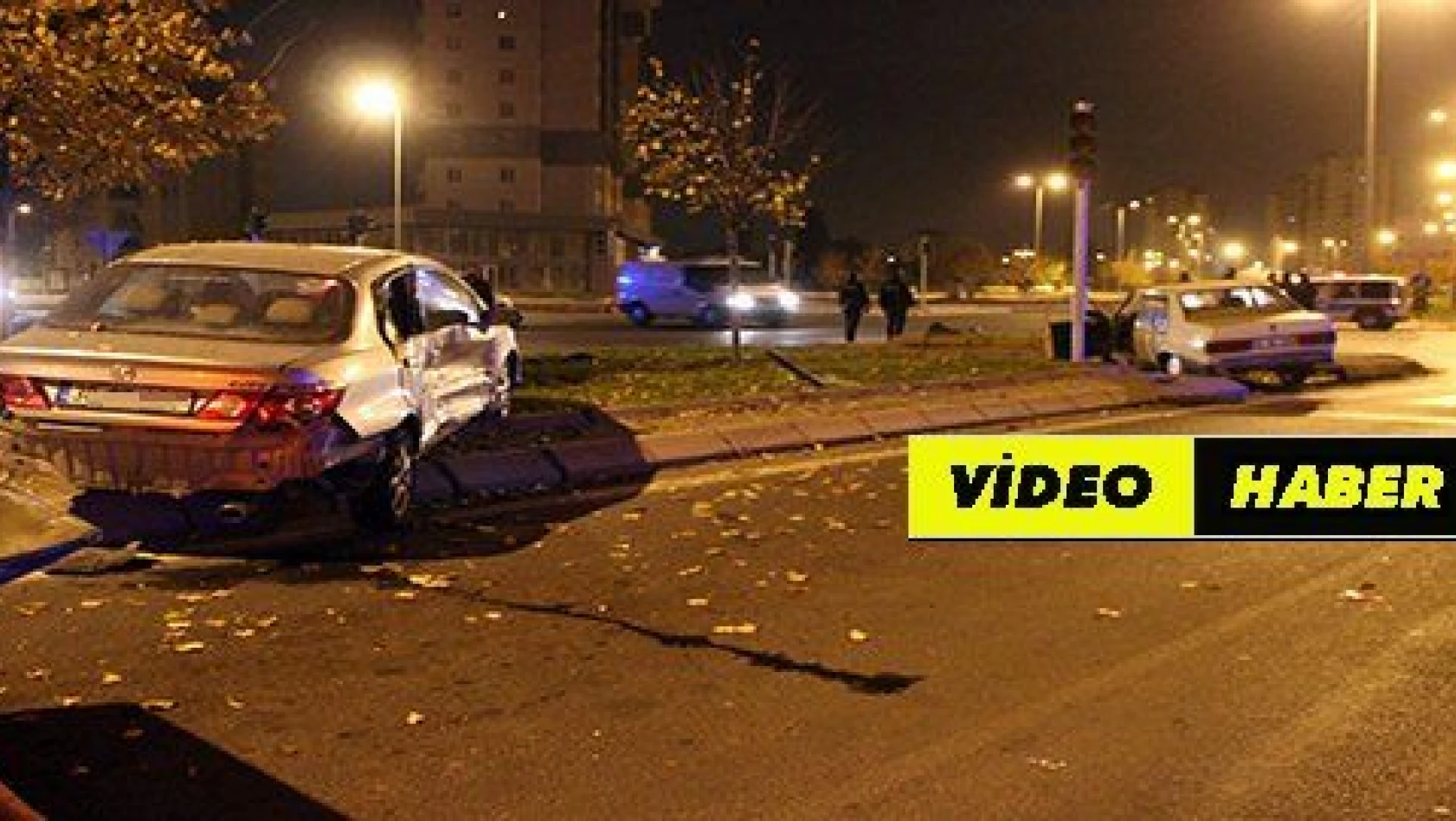 Kayseri'de otomobiller çarpıştı: 1 ölü, 3 yaralı 