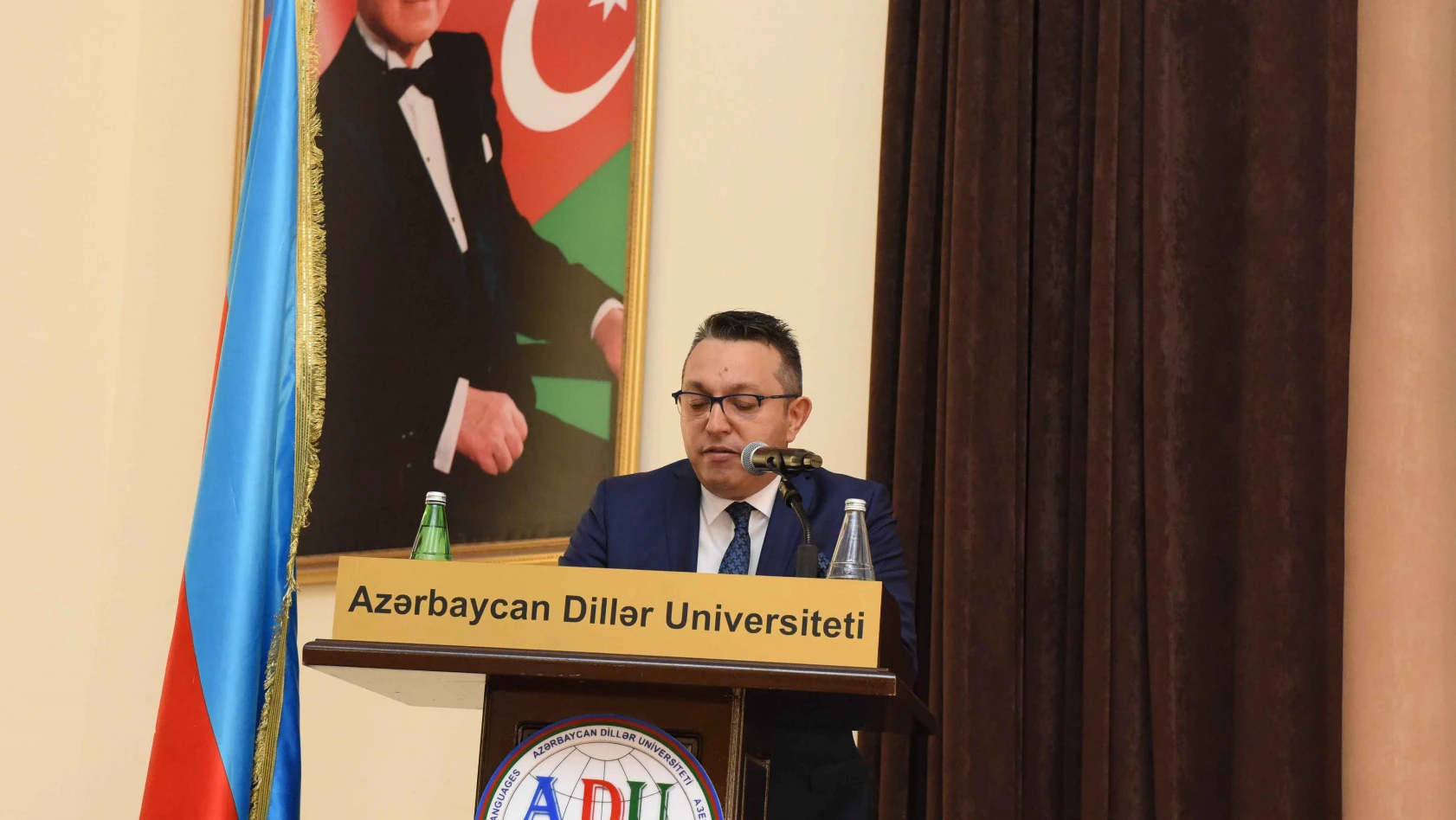 ERÜ Genel Sekreter Yardımcısı Talat Hakan Erdem, Azerbaycan'da Haydar Aliyev Etkinliğine Katıldı