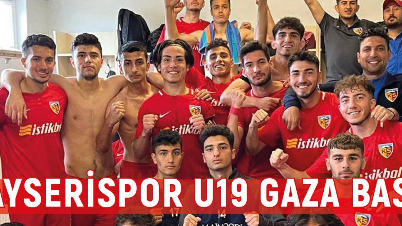 Kayserispor U19 gaza bastı