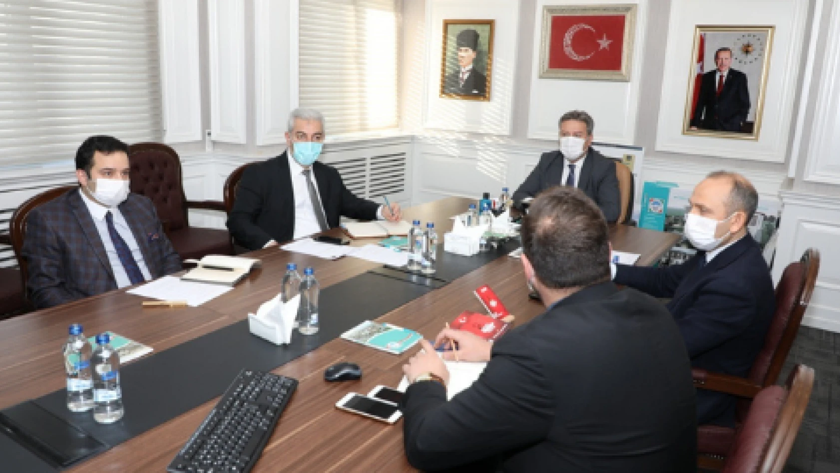 Palancıoğlu, birim müdürler ile 2021 yılını planladı